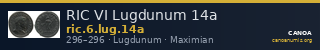 RIC VI Lugdunum 14a — CANOA