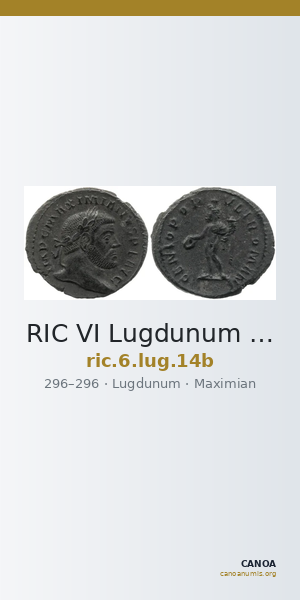 RIC VI Lugdunum 14b — CANOA