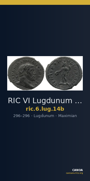 RIC VI Lugdunum 14b — CANOA