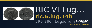 RIC VI Lugdunum 14b — CANOA