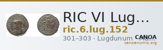 RIC VI Lugdunum 152 — CANOA