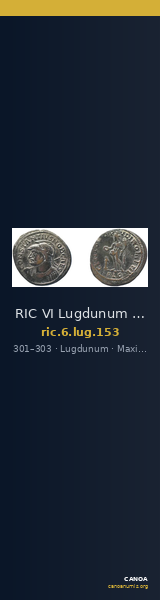 RIC VI Lugdunum 153 — CANOA