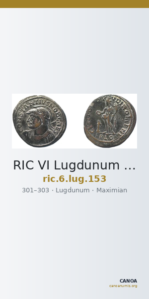 RIC VI Lugdunum 153 — CANOA