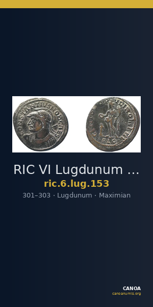 RIC VI Lugdunum 153 — CANOA