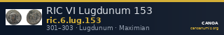 RIC VI Lugdunum 153 — CANOA