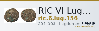 RIC VI Lugdunum 156 — CANOA