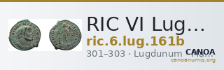 RIC VI Lugdunum 161b — CANOA