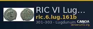 RIC VI Lugdunum 161b — CANOA