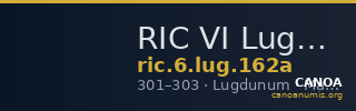 RIC VI Lugdunum 162a — CANOA