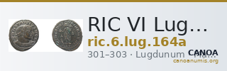 RIC VI Lugdunum 164a — CANOA