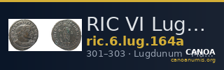 RIC VI Lugdunum 164a — CANOA