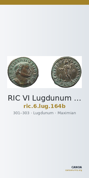 RIC VI Lugdunum 164b — CANOA