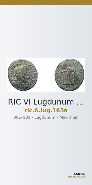 RIC VI Lugdunum 165a — CANOA