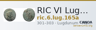 RIC VI Lugdunum 165a — CANOA