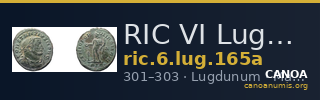 RIC VI Lugdunum 165a — CANOA