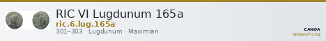 RIC VI Lugdunum 165a — CANOA