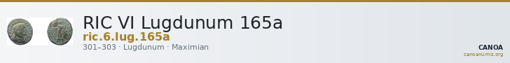 RIC VI Lugdunum 165a — CANOA