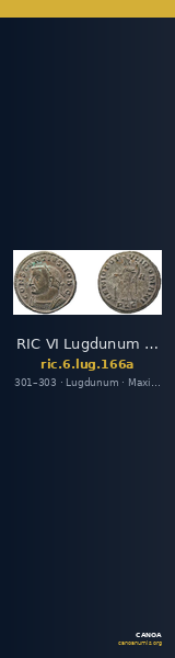 RIC VI Lugdunum 166a — CANOA