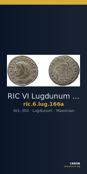RIC VI Lugdunum 166a — CANOA