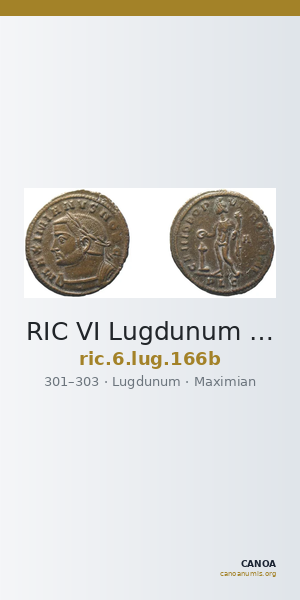 RIC VI Lugdunum 166b — CANOA