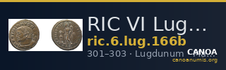 RIC VI Lugdunum 166b — CANOA