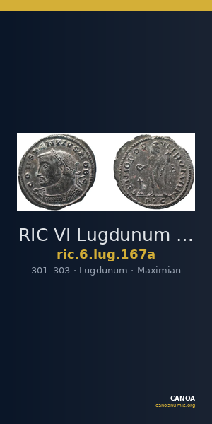 RIC VI Lugdunum 167a — CANOA