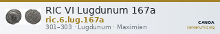 RIC VI Lugdunum 167a — CANOA