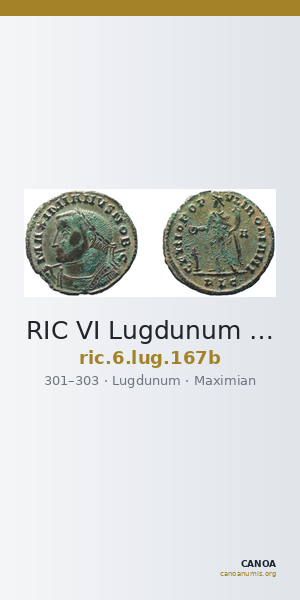 RIC VI Lugdunum 167b — CANOA
