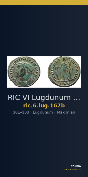 RIC VI Lugdunum 167b — CANOA