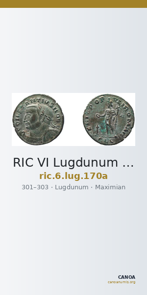 RIC VI Lugdunum 170a — CANOA