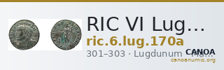 RIC VI Lugdunum 170a — CANOA