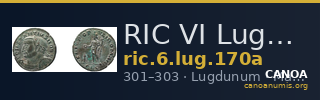 RIC VI Lugdunum 170a — CANOA