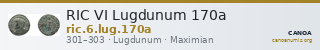 RIC VI Lugdunum 170a — CANOA
