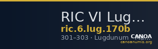 RIC VI Lugdunum 170b — CANOA