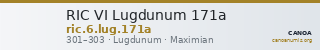 RIC VI Lugdunum 171a — CANOA