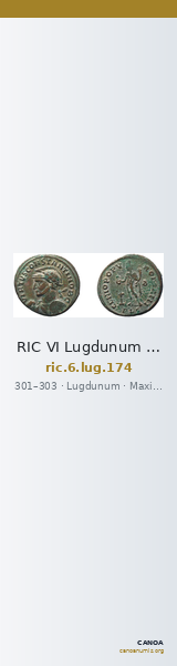 RIC VI Lugdunum 174 — CANOA