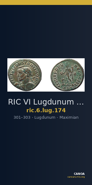 RIC VI Lugdunum 174 — CANOA