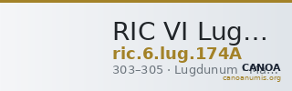 RIC VI Lugdunum 174A — CANOA