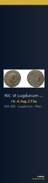RIC VI Lugdunum 175a — CANOA