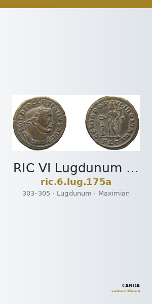 RIC VI Lugdunum 175a — CANOA
