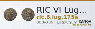 RIC VI Lugdunum 175a — CANOA