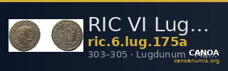 RIC VI Lugdunum 175a — CANOA