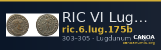 RIC VI Lugdunum 175b — CANOA