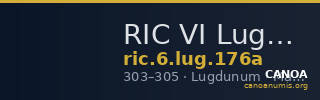 RIC VI Lugdunum 176a — CANOA