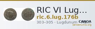 RIC VI Lugdunum 176b — CANOA
