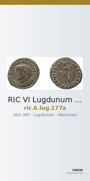 RIC VI Lugdunum 177a — CANOA