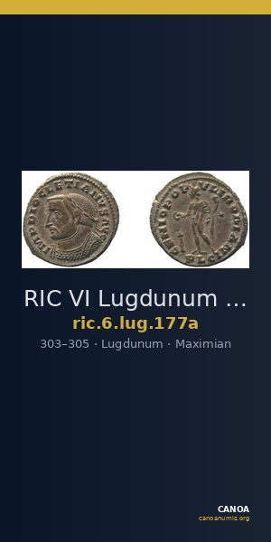 RIC VI Lugdunum 177a — CANOA