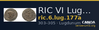 RIC VI Lugdunum 177a — CANOA