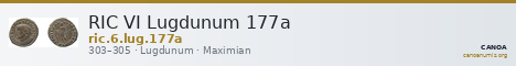 RIC VI Lugdunum 177a — CANOA