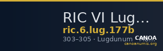 RIC VI Lugdunum 177b — CANOA